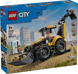 LEGO City Żółta koparko-ładowarka 60480