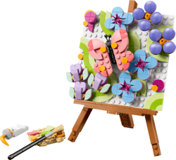 Galeria - zdjęcie nr. 2 - LEGO Creator 3w1 Dekoracyjny obraz z kwiatami 31390