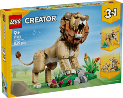 LEGO Creator 3w1 Dzikie Zwierzęta dumny Lew 31386