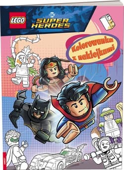 Lego DC Comics Super Heroes Kolorowanka z naklejkami - Opracowanie Zbiorowe
