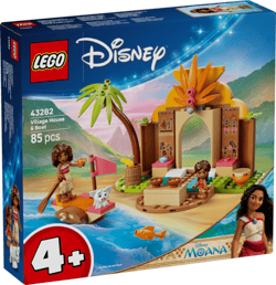 LEGO Disney Princess Vaiana Wiejska chatka i łódź 43282