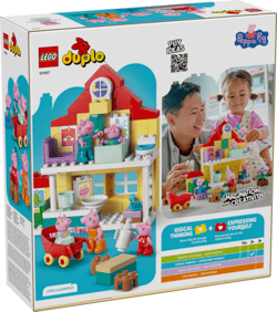 Galeria - zdjęcie nr. 2 - LEGO Duplo Świnka Peppa Dom rodzinny 10467