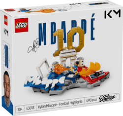 LEGO EDITION Kylian Mbappé piłkarskie momenty 43013