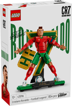 LEGO EDITIONS Cristiano Ronaldo piłkarska legenda 43016