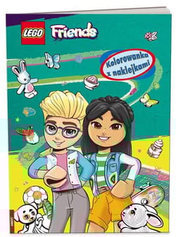 LEGO Friends Kolorowanka z naklejkami - Opracowanie Zbiorowe