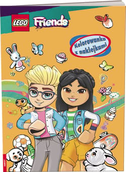 LEGO Friends Kolorowanka z naklejkami - Opracowanie Zbiorowe