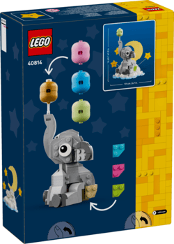 Galeria - zdjęcie nr. 3 - LEGO Iconic Słoniątko na niebie 40814