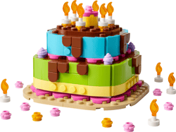 Galeria - zdjęcie nr. 3 - LEGO Iconic Tort na przyjęcie urodzinowe 40815