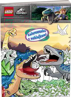 Lego Jurassic World Kolorowanka Z Naklejkami