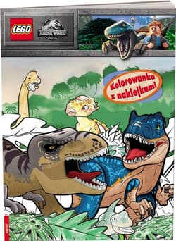 Lego Jurassic World Kolorowanka z naklejkami - Opracowanie Zbiorowe