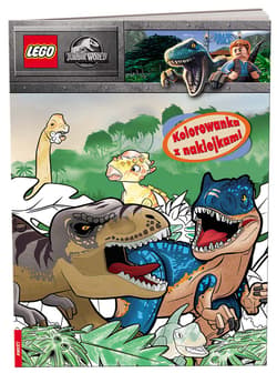Lego Jurassic World Kolorowanka z naklejkami - Opracowanie Zbiorowe