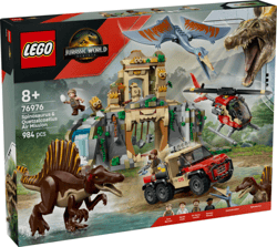 LEGO Jurassic World Powietrzna misja z Kecalkoatlem i Spinozaurem 76976