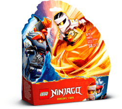 LEGO NINJAGO COLE KONTRA ZŁY COLE ZE SPINNEREM 71873