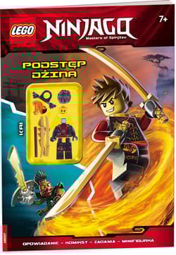 Lego Ninjago Podstęp Dżina opowiadanie, komiksy, zadania, minifigurka