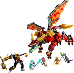 Galeria - zdjęcie nr. 2 - LEGO Ninjago Transformujący Smoczy Mech Wyldfyre 71868