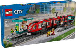 LEGO(R) CITY 60423 Tramwaj miejski ze stacją