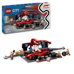 Galeria - zdjęcie nr. 2 - LEGO(R) CITY 60443 Pit stop i mechanicy z Ferrari