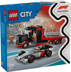 LEGO(R) CITY 60493 Ciężarówka F1 z bolidem Audi F1