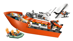 Galeria - zdjęcie nr. 2 - LEGO(R) CITY 60504 Łódź ratunkowa i helikopter