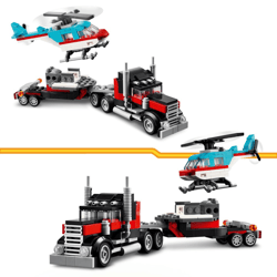 Galeria - zdjęcie nr. 2 - LEGO(R) CREATOR 31146 Ciężarówka z platformą i hel..