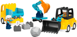 Galeria - zdjęcie nr. 3 - LEGO(R) DUPLO 10475 Maszyny budowlane 3w1