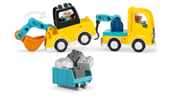 Galeria - zdjęcie nr. 2 - LEGO(R) DUPLO 10475 Maszyny budowlane 3w1