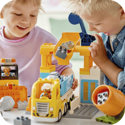 Galeria - zdjęcie nr. 3 - LEGO(R) DUPLO 10476 Plac budowy z pojazdami 3w1