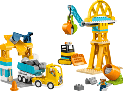 Galeria - zdjęcie nr. 2 - LEGO(R) DUPLO 10476 Plac budowy z pojazdami 3w1