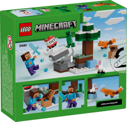 Galeria - zdjęcie nr. 4 - LEGO(R) MINECRAFT 21583 Przygoda stevea w tajdze