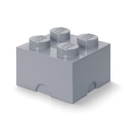 LEGO(R) pojemnik klocek czwórka szary jasny