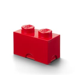 LEGO(R) pojemnik klocek dwójka czerwony