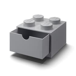 LEGO(R) pojemnik klocek z szufladą czwórka j.szary