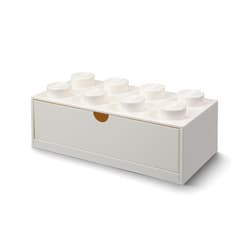 LEGO(R) pojemnik klocek z szufladą ósemka biały