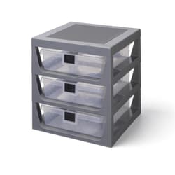 LEGO(R) szafka z szufladami szara