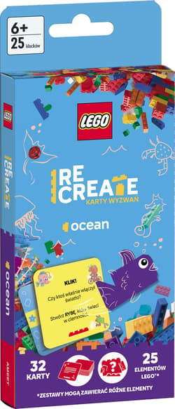 Lego Recreate. Karty Wyzwań. Ocean - Praca zbiorowa