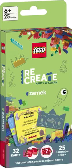 LEGO. Recreate. Karty wyzwań. Zamek