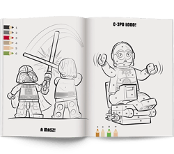 Galeria - zdjęcie nr. 2 - LEGO STAR WARS Kolorowanka według kodu
