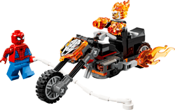 Galeria - zdjęcie nr. 2 - Lego Super Heroes Spider-Man kontra Ghost Rider na motocyklu 76335