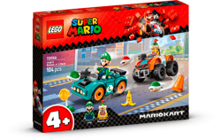 LEGO SUPER MARIO MARIO KART™ — LUIGI I BOWSER JR. NA WYŚCIGU 72056