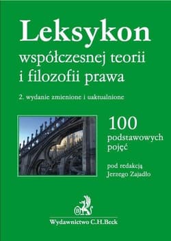 Leksykon współczesnej teorii i filozofii prawa - Jerzy Zajadło, Zeidler Kamil