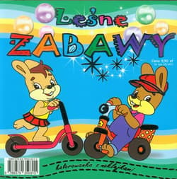 Leśne zabawy Kolorowanka z naklejkami