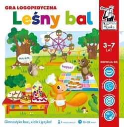 Leśny bal Gra logopedyczna Kapitan Nauka 3-7 lat