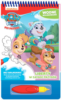 Liberty w zatoce przygód. Psi Patrol. Wodne kolorowanie - Opracowanie Zbiorowe