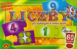 Liczby Gra edukacyjna w formie puzzli