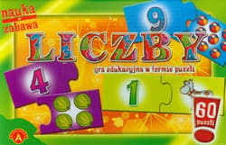 Liczby Gra edukacyjna w formie puzzli