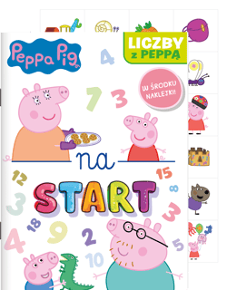 Liczby z Peppą. Świnka Peppa. Na start... - Opracowanie Zbiorowe