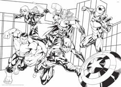 Galeria - zdjęcie nr. 2 - Lisciani Marvel Puzzle 150 Maxi Floor Avengers 304-100392