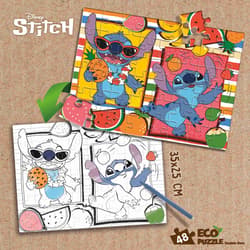 Galeria - zdjęcie nr. 3 - Lisciani Puzzle 48 Eko dwustronne Stitch 304-111114