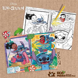 Galeria - zdjęcie nr. 4 - Lisciani Puzzle 60 Eko dwustronne Stitch 304-111183