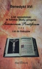 List apostolski w formie motu proprio Summorum... - Benedykt XVI